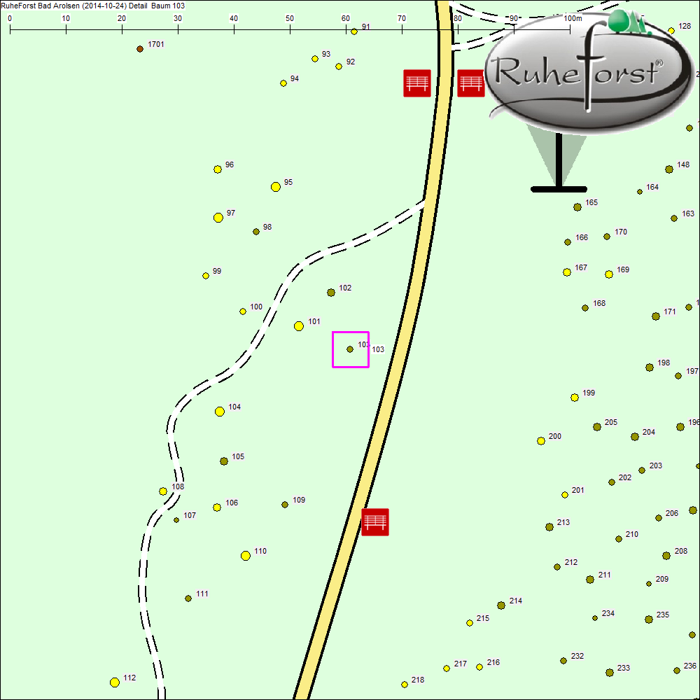 Detailkarte zu Baum 103