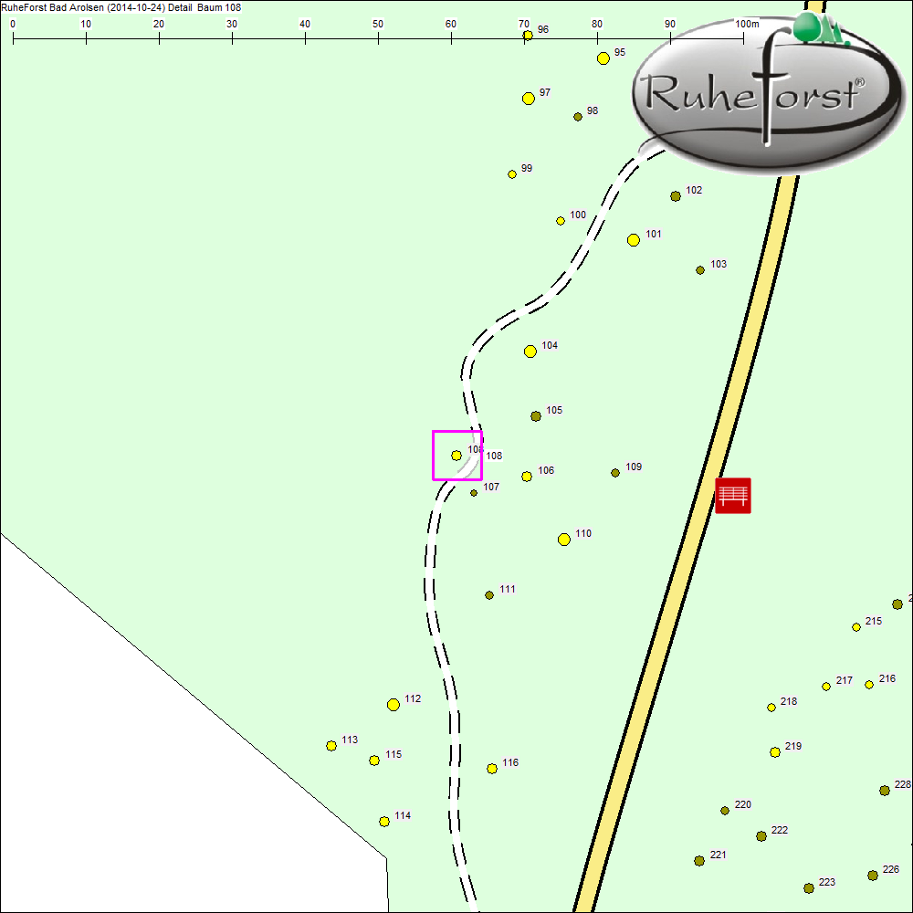 Detailkarte zu Baum 108