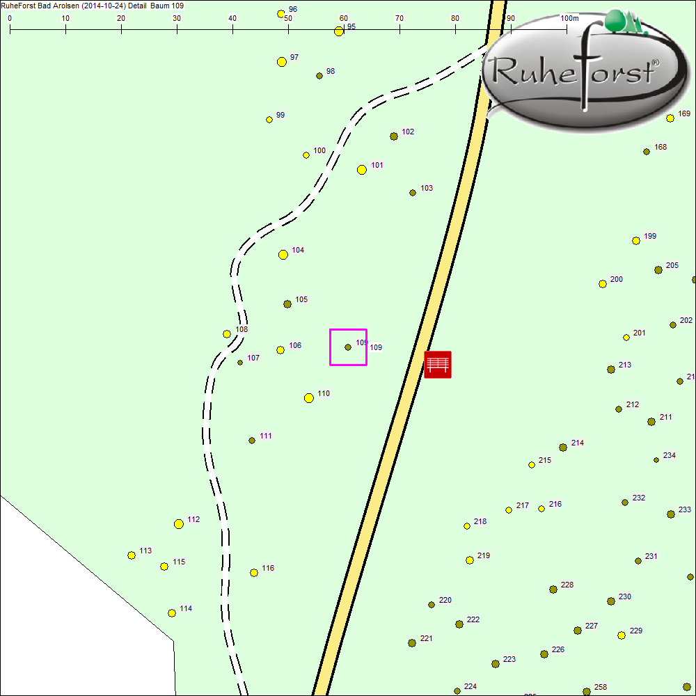 Detailkarte zu Baum 109