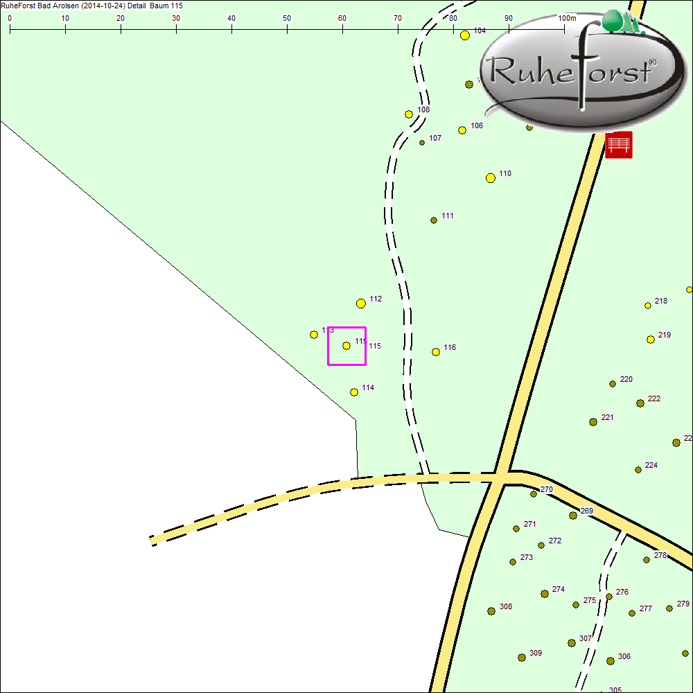 Detailkarte zu Baum 115