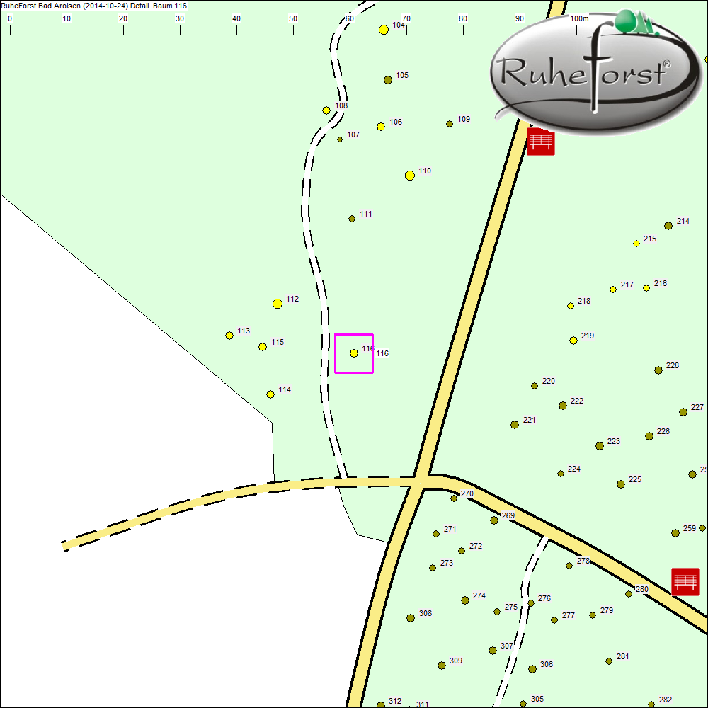 Detailkarte zu Baum 116