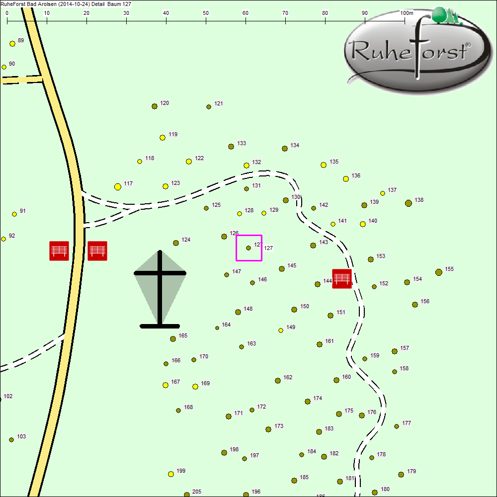 Detailkarte zu Baum 127