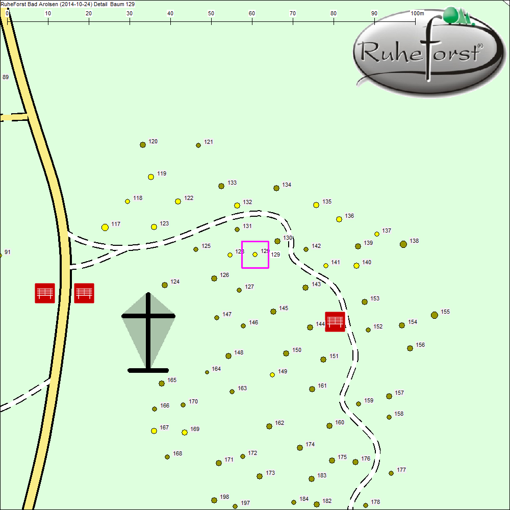 Detailkarte zu Baum 129