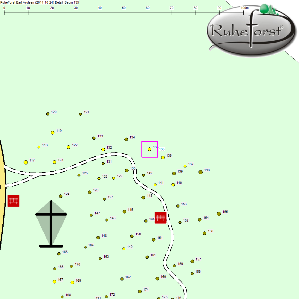 Detailkarte zu Baum 135