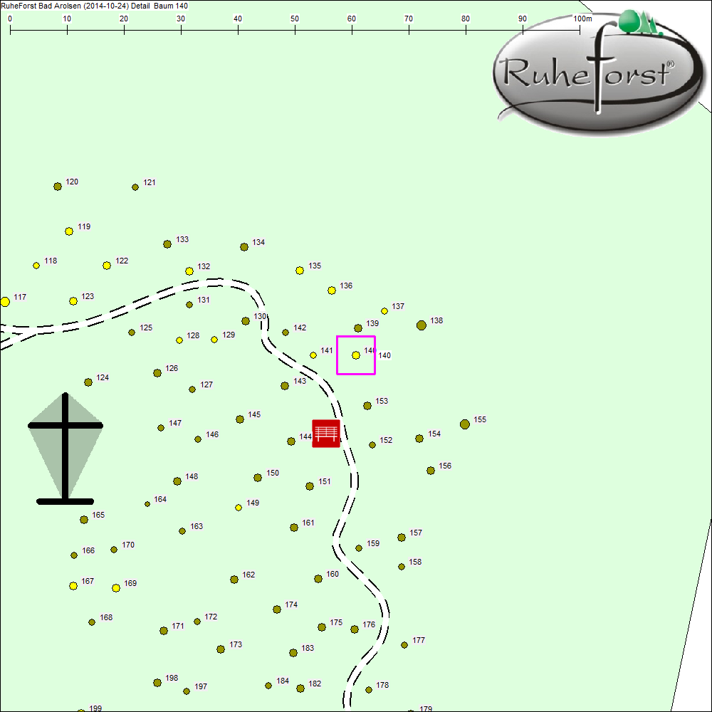 Detailkarte zu Baum 140
