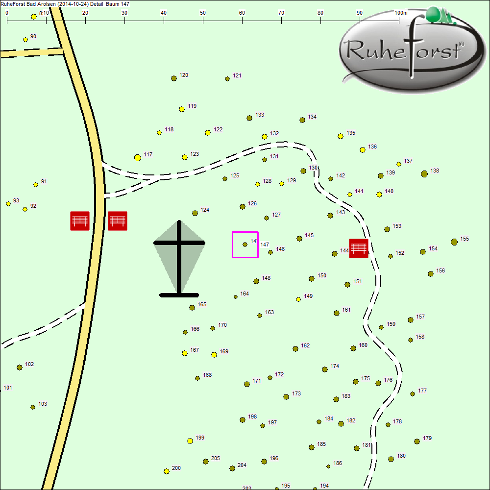 Detailkarte zu Baum 147