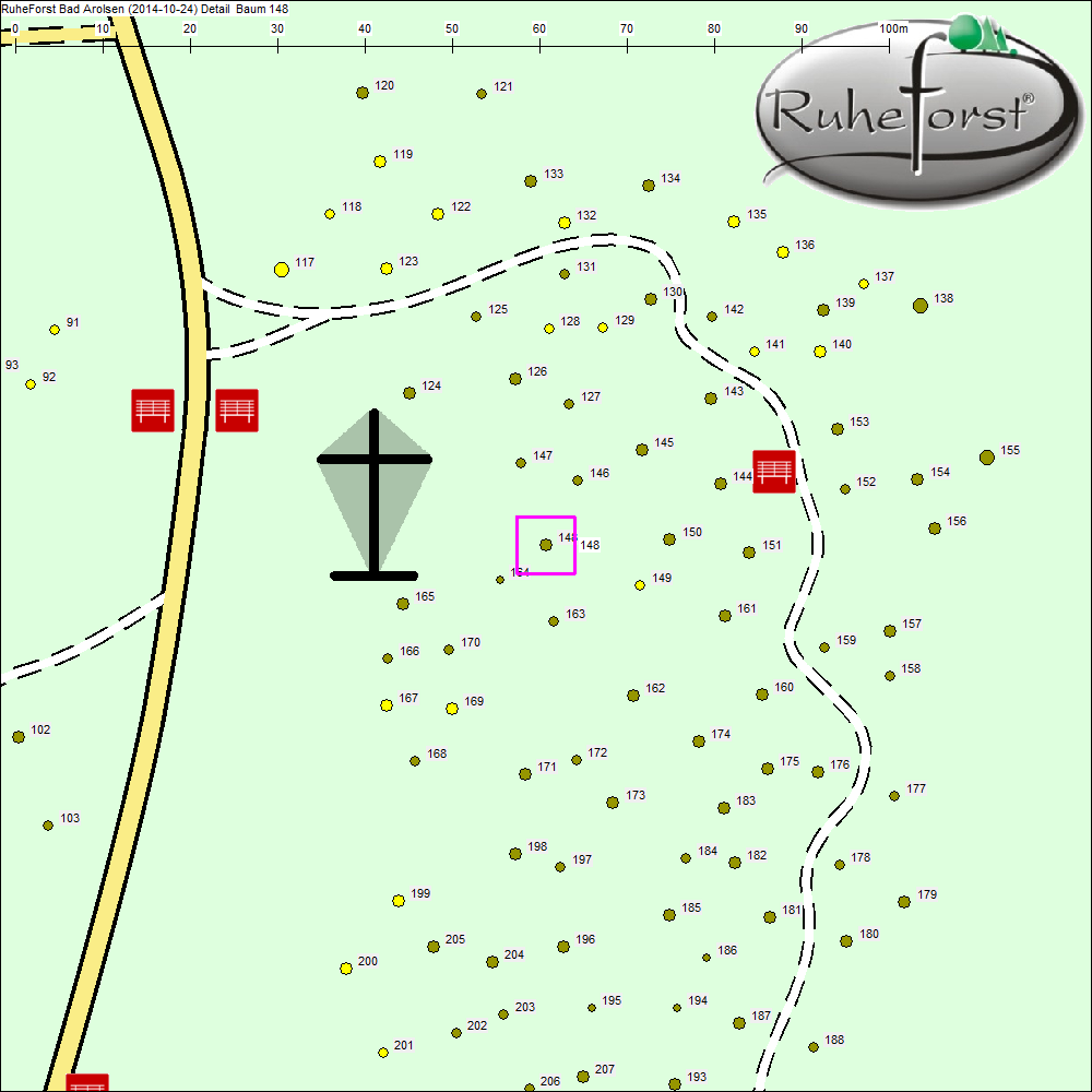Detailkarte zu Baum 148