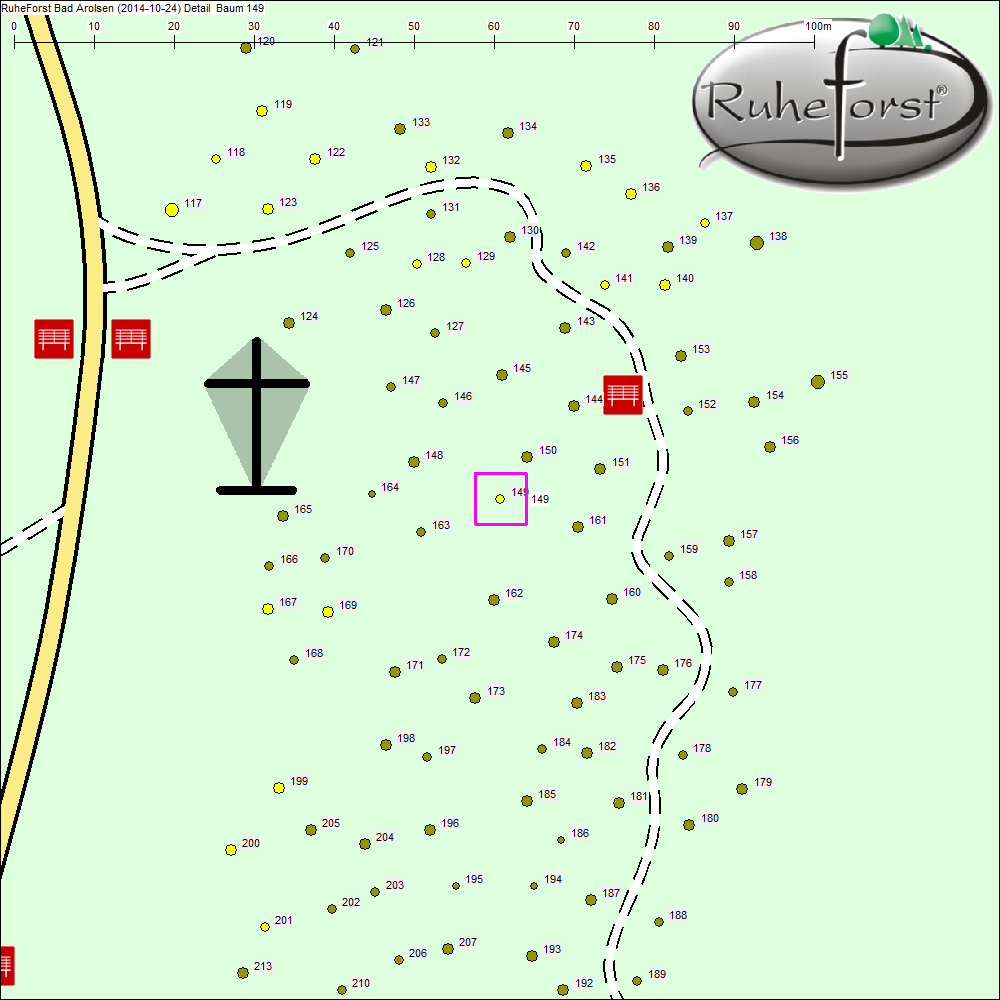 Detailkarte zu Baum 149
