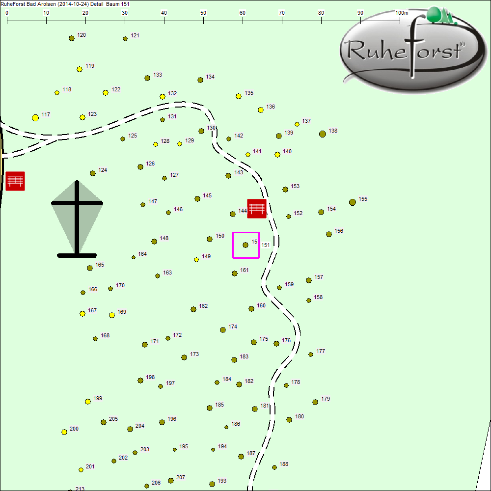 Detailkarte zu Baum 151