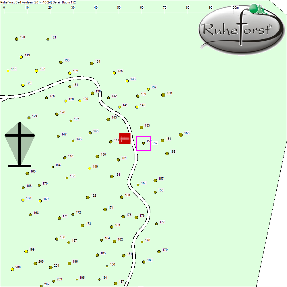 Detailkarte zu Baum 152