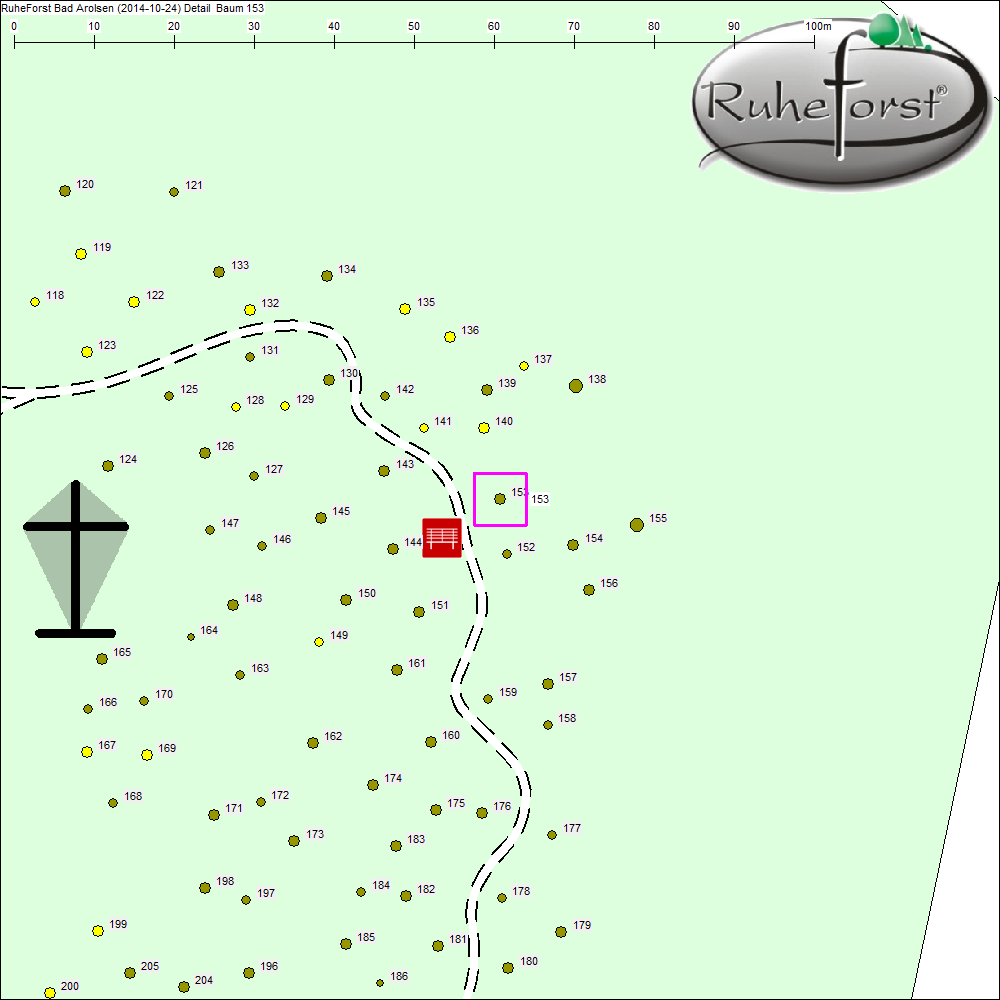 Detailkarte zu Baum 153