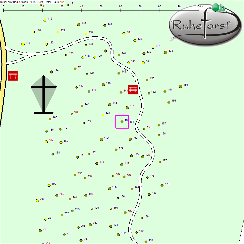 Detailkarte zu Baum 161