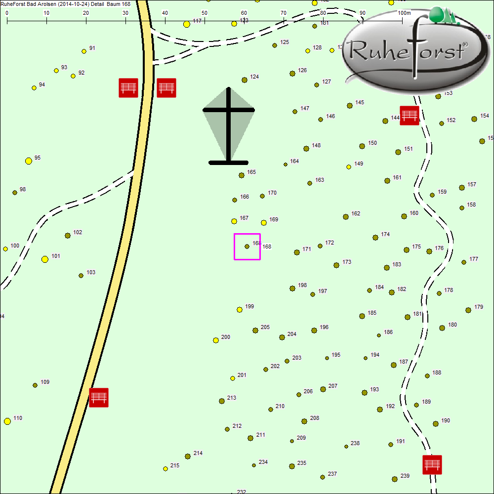 Detailkarte zu Baum 168