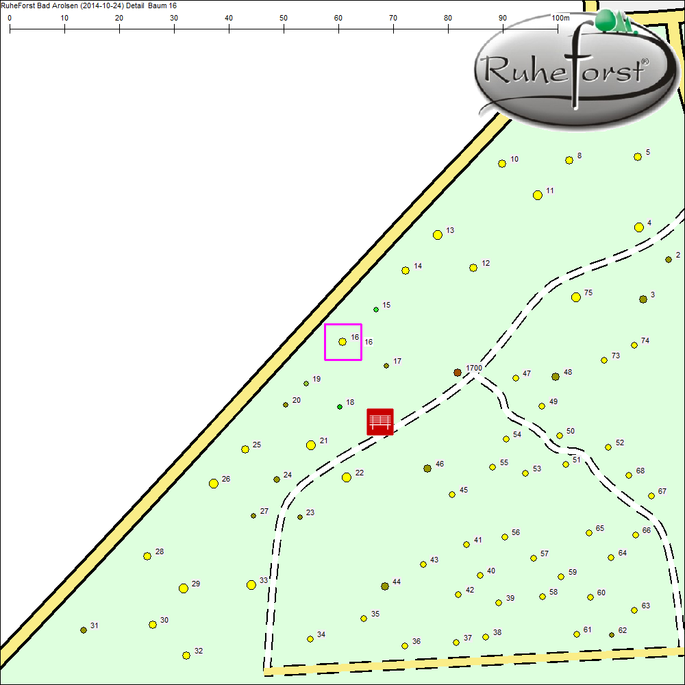 Detailkarte zu Baum 16