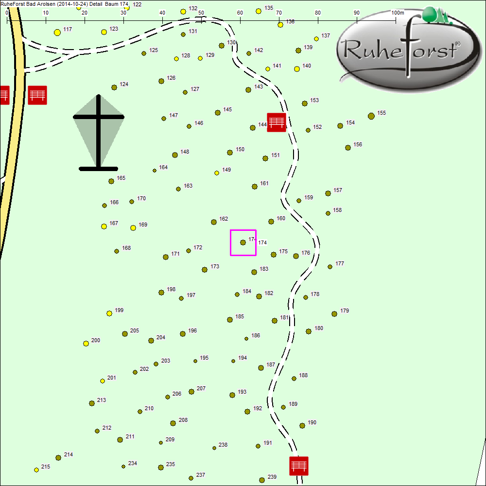 Detailkarte zu Baum 174