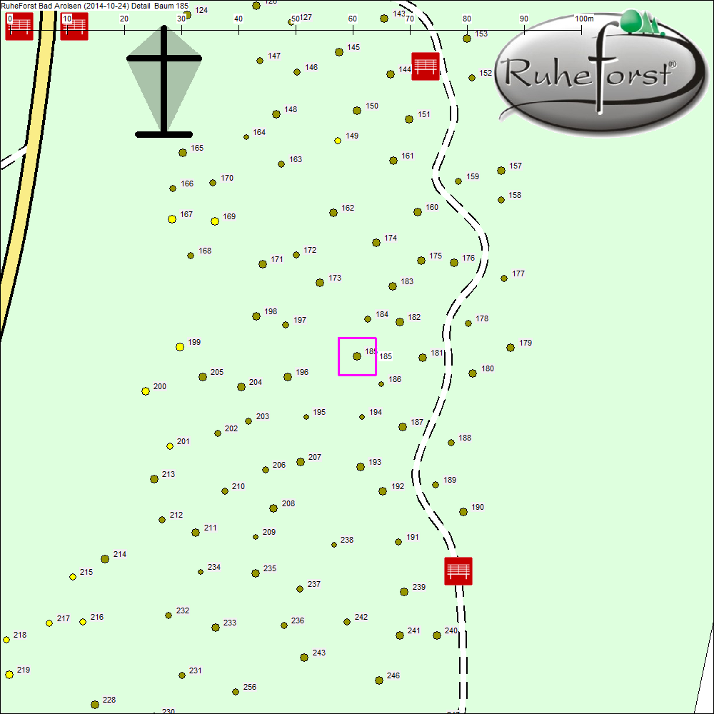 Detailkarte zu Baum 185