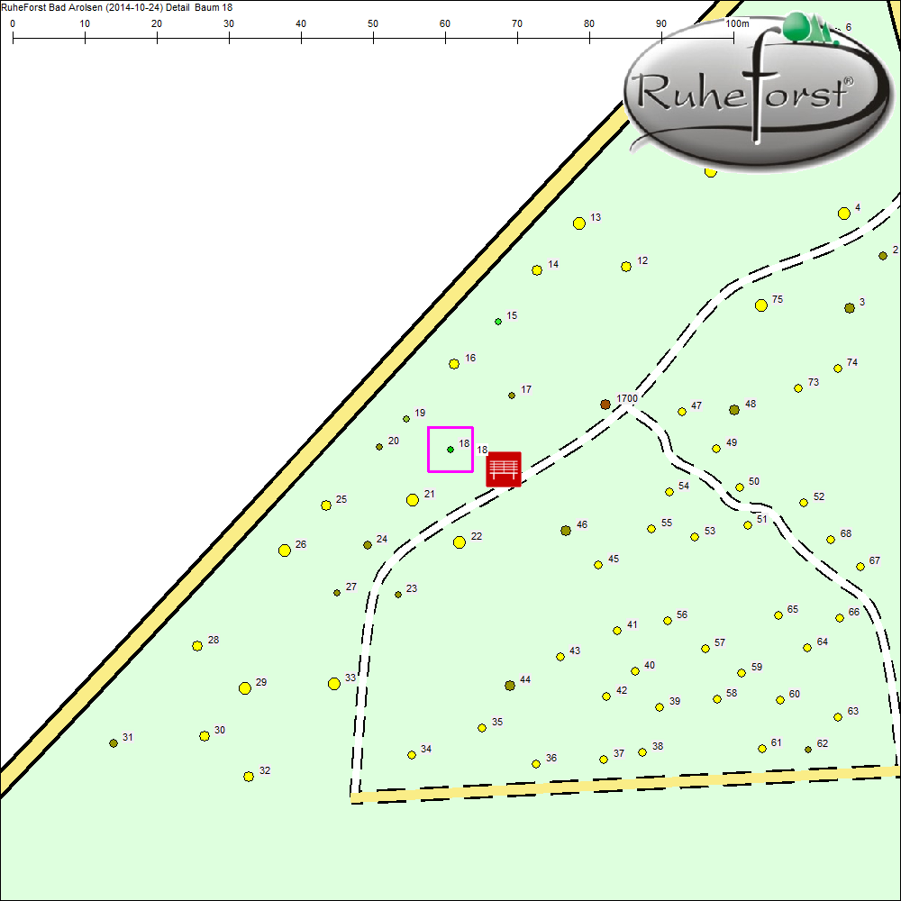 Detailkarte zu Baum 18