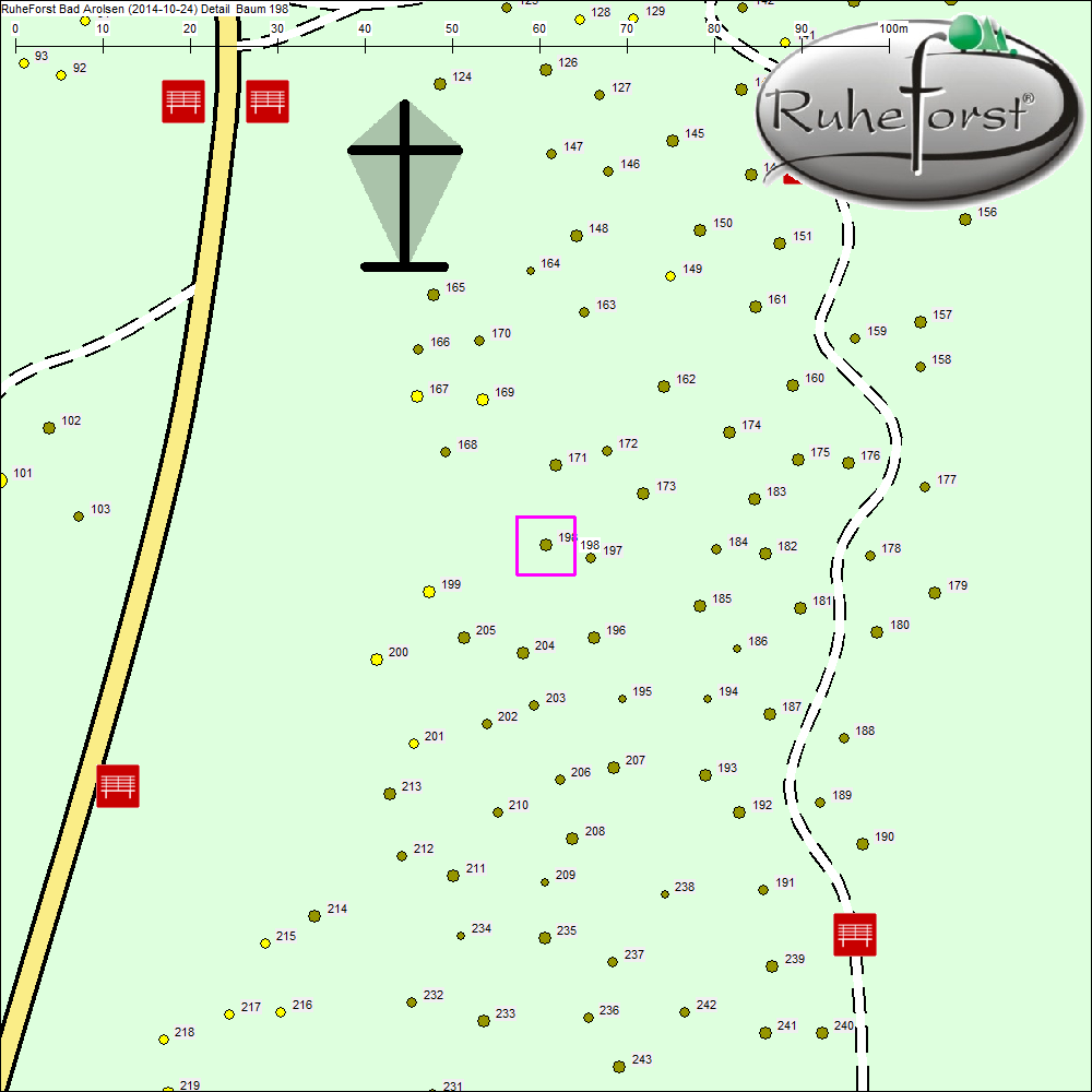 Detailkarte zu Baum 198