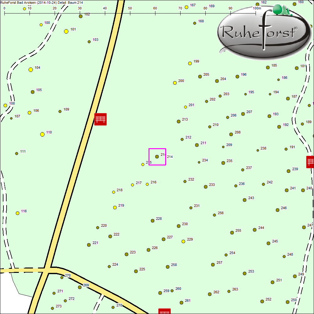 Detailkarte zu Baum 214