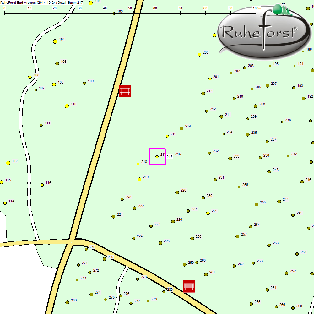 Detailkarte zu Baum 217