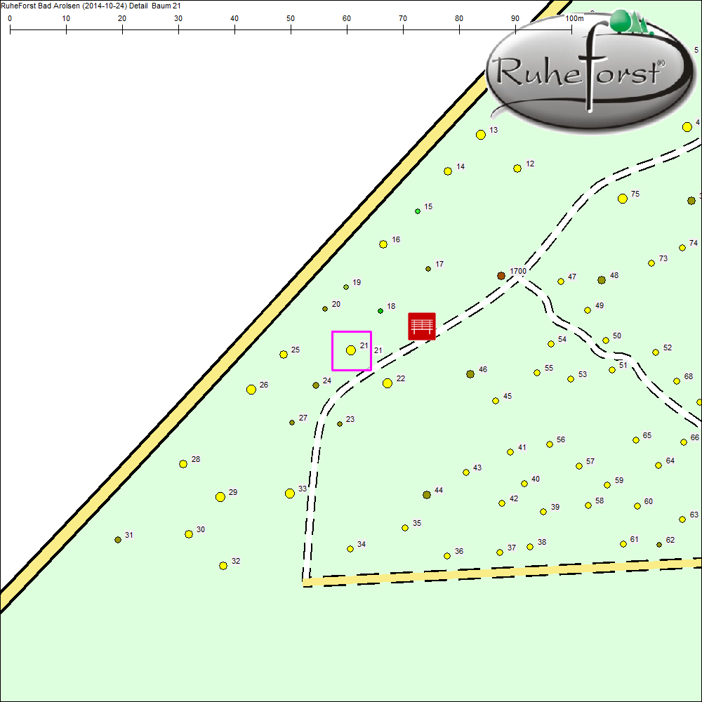 Detailkarte zu Baum 21