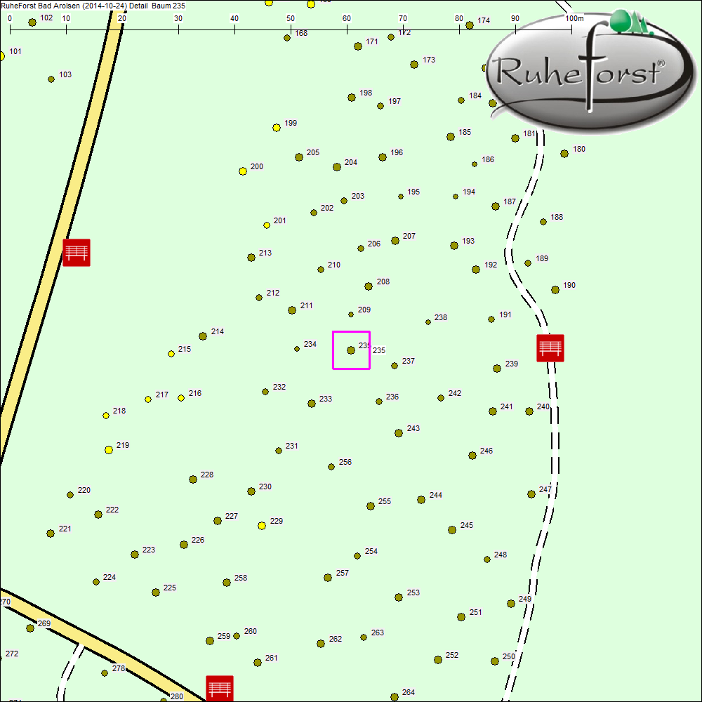 Detailkarte zu Baum 235