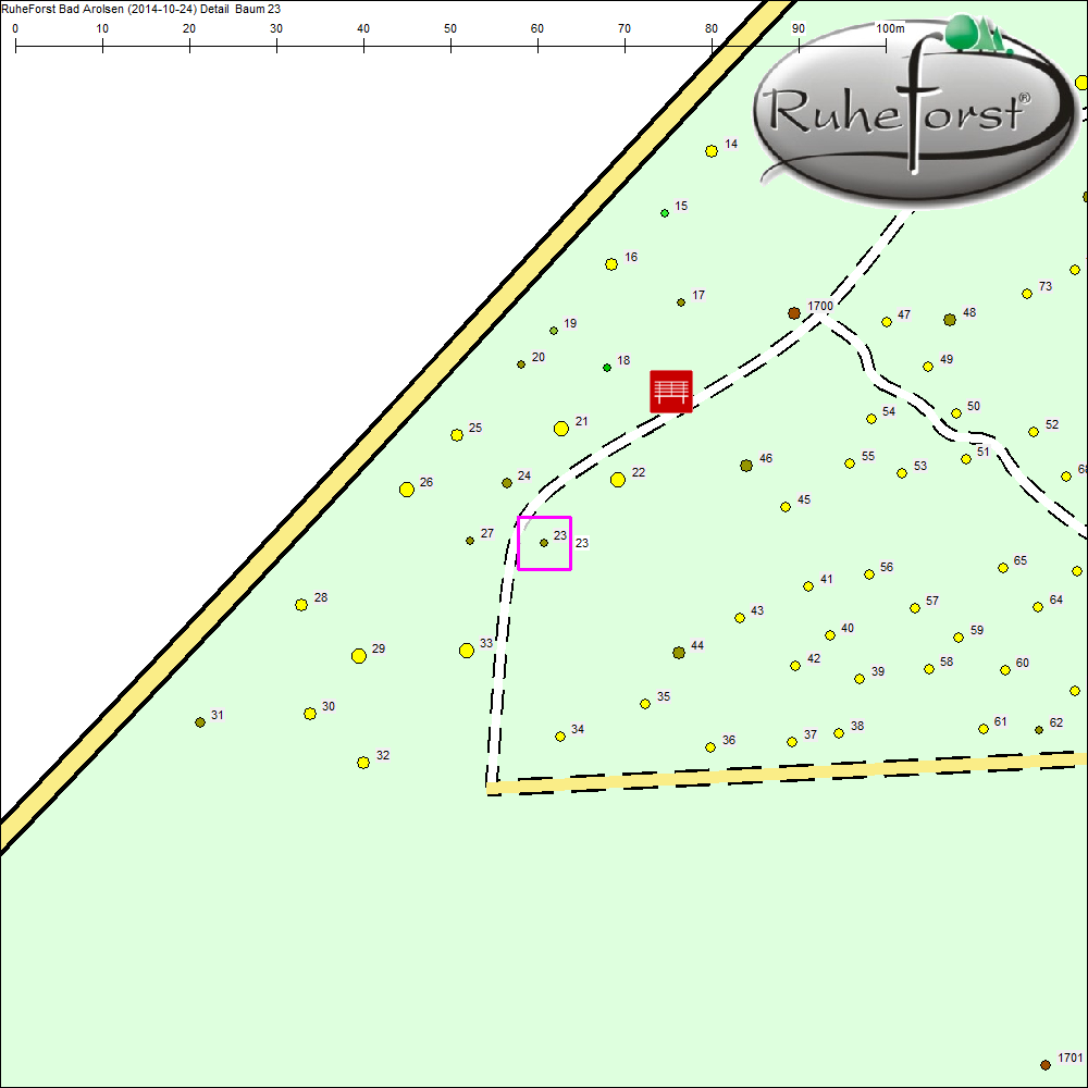 Detailkarte zu Baum 23