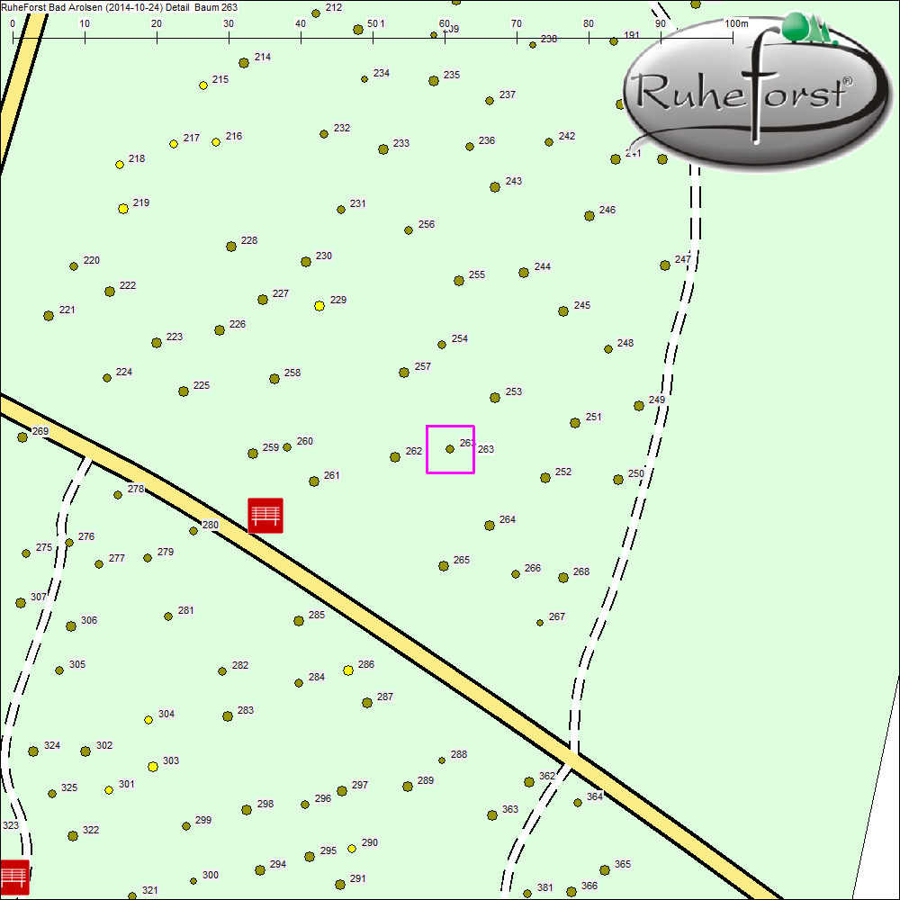 Detailkarte zu Baum 263