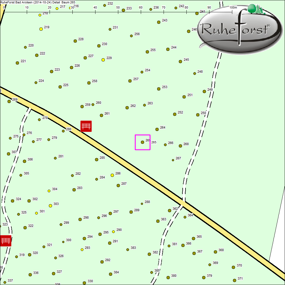 Detailkarte zu Baum 265