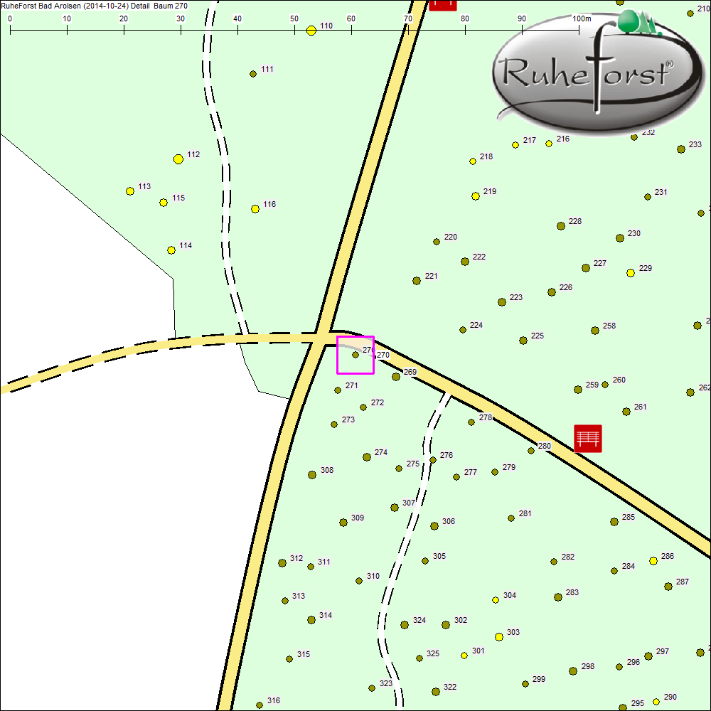 Detailkarte zu Baum 270