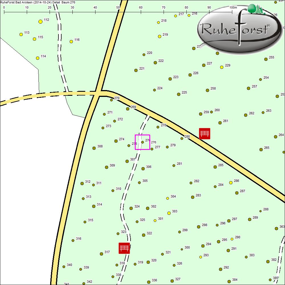 Detailkarte zu Baum 276