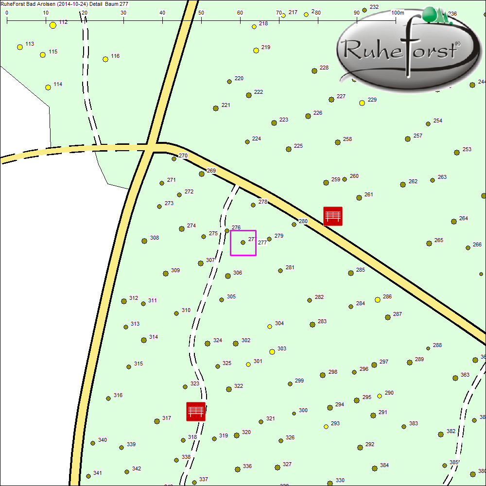 Detailkarte zu Baum 277