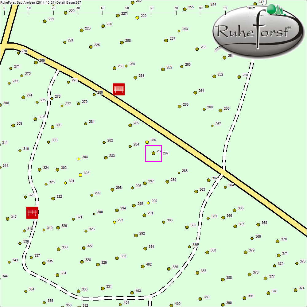 Detailkarte zu Baum 287