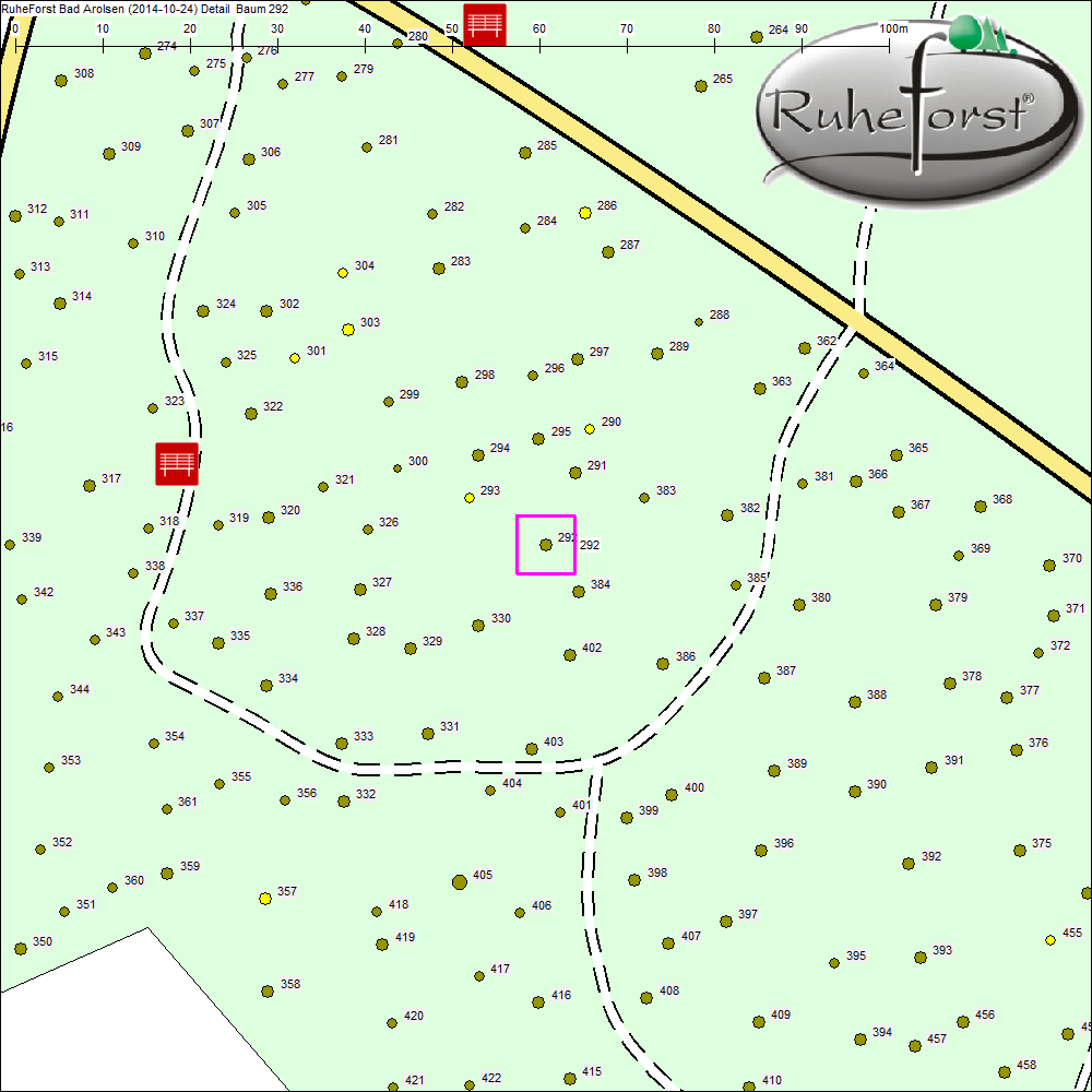 Detailkarte zu Baum 292