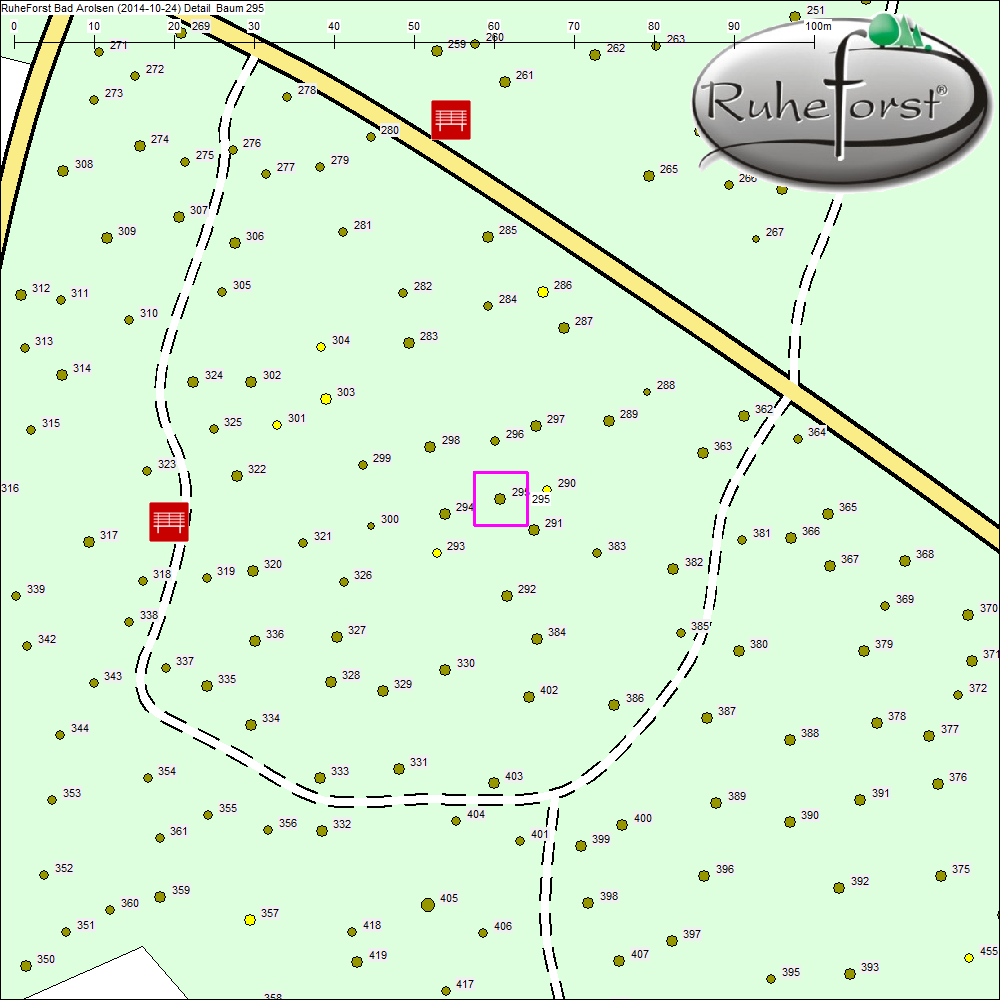 Detailkarte zu Baum 295
