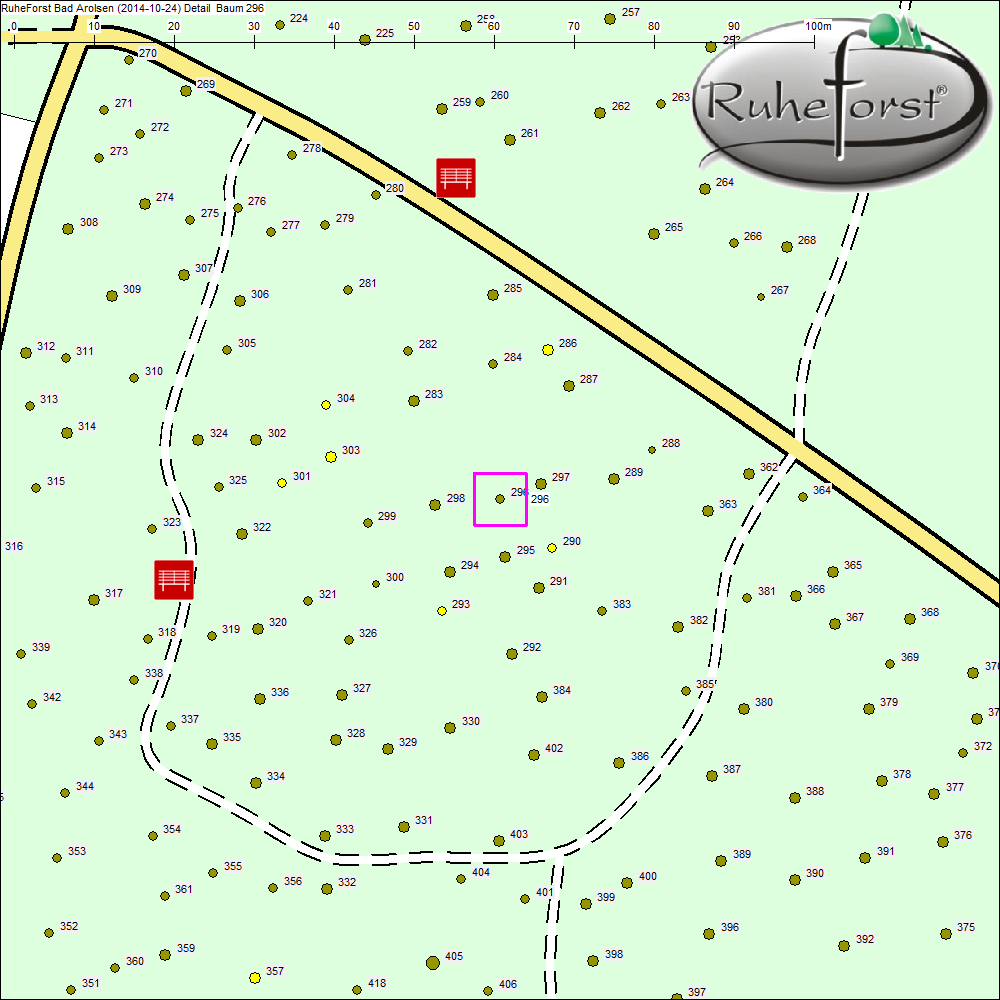 Detailkarte zu Baum 296