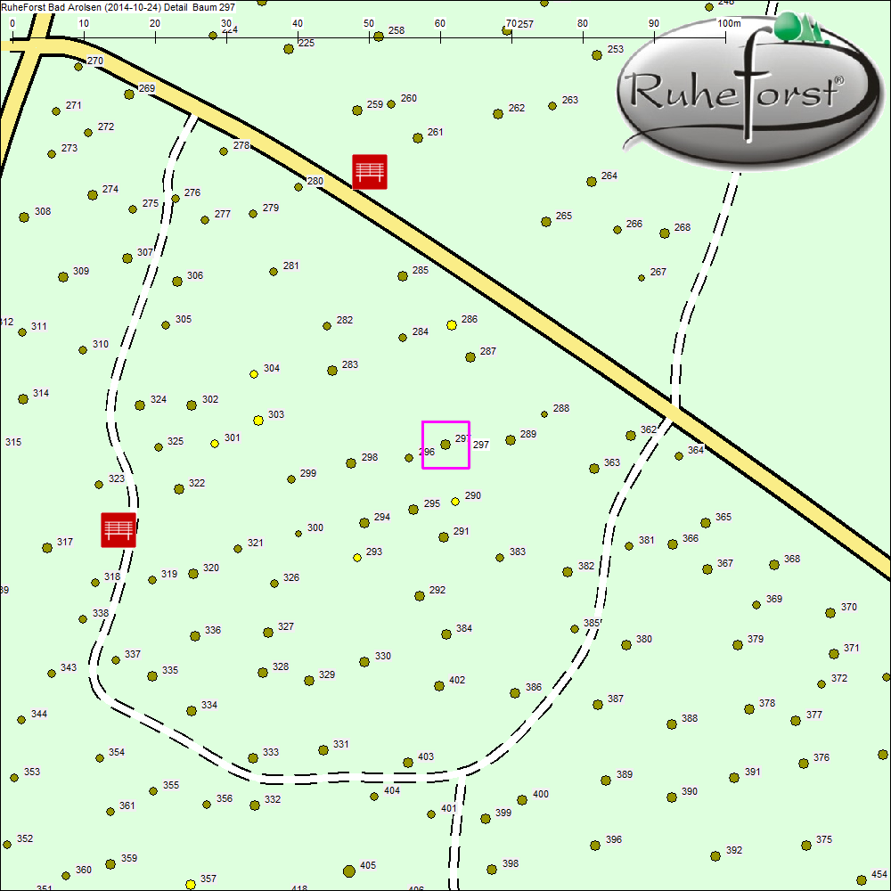 Detailkarte zu Baum 297