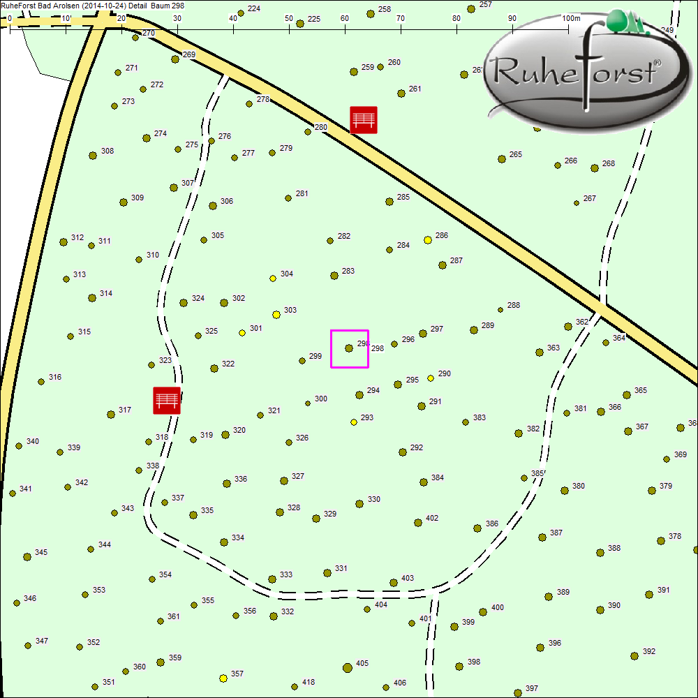 Detailkarte zu Baum 298