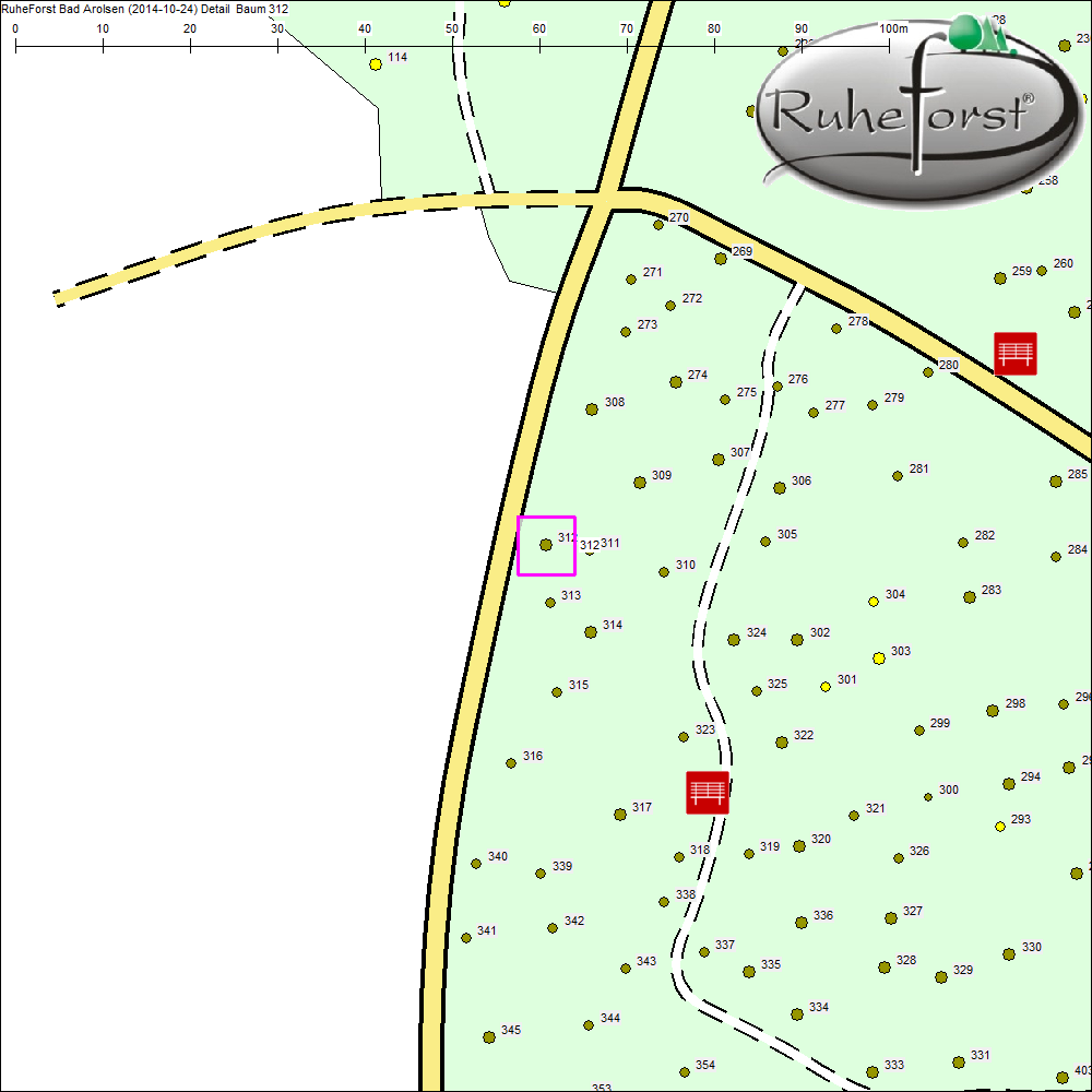 Detailkarte zu Baum 312