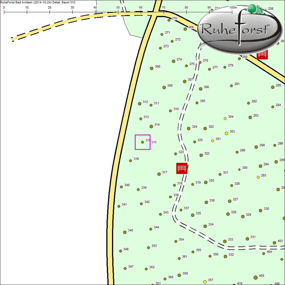 Detailkarte zu Baum 315