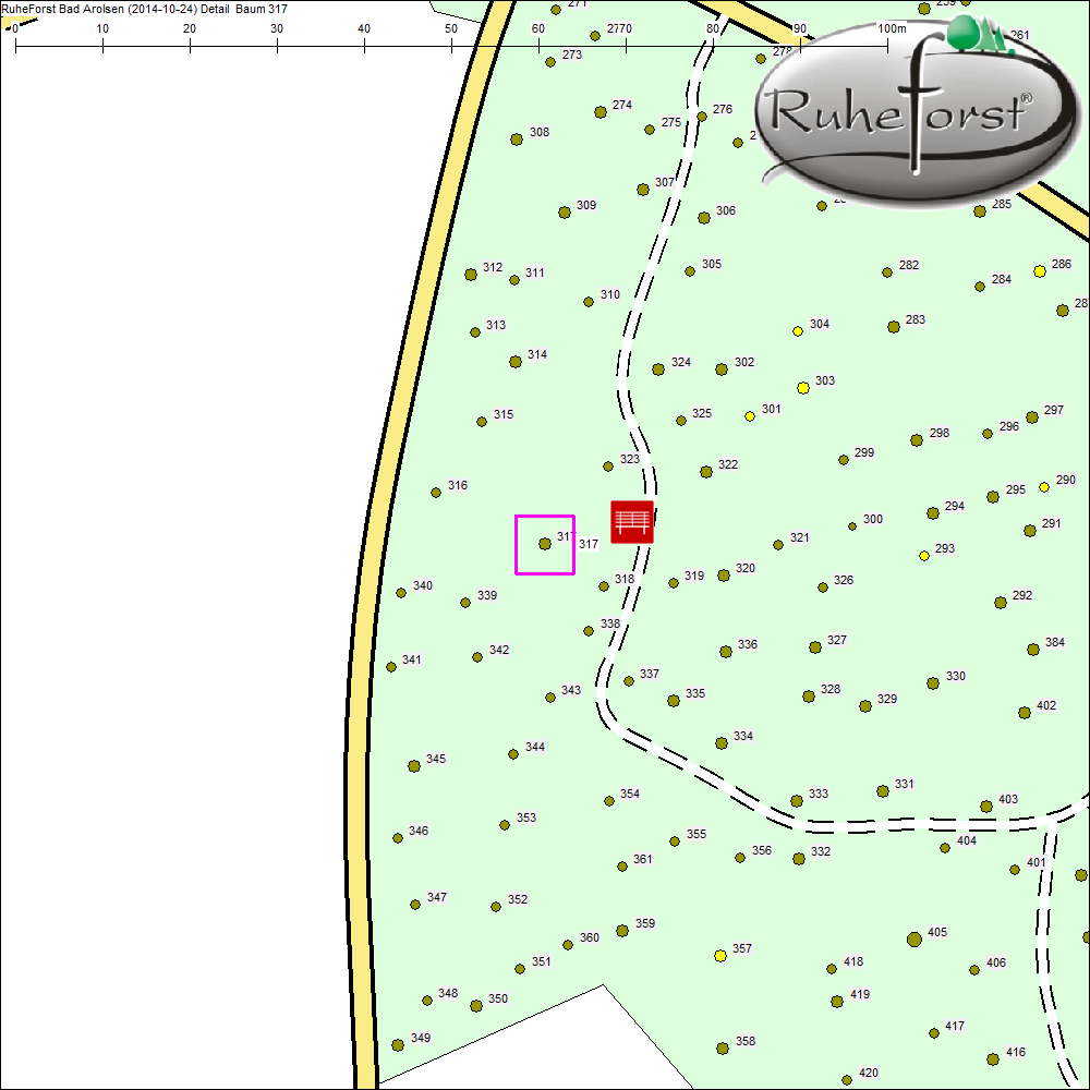 Detailkarte zu Baum 317