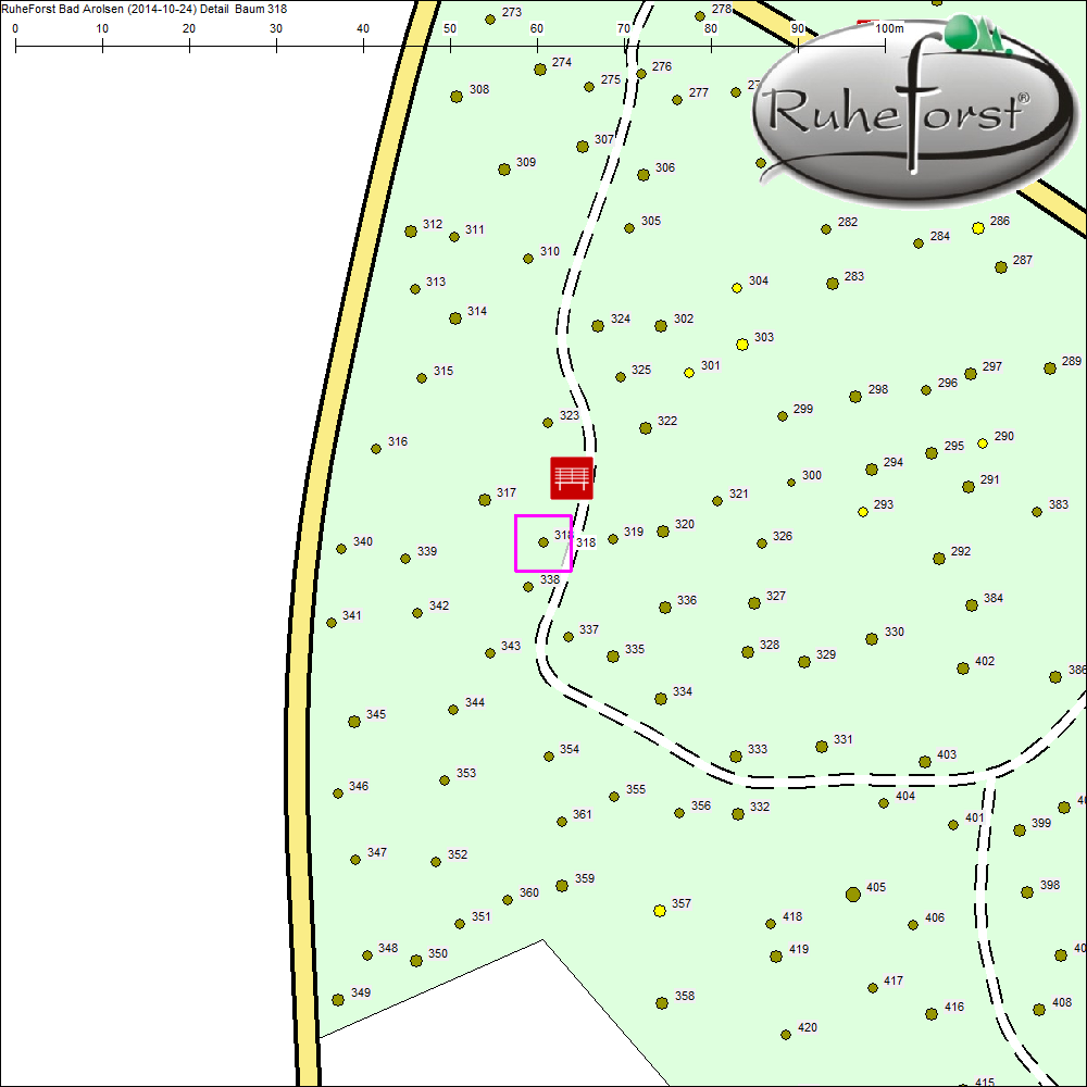 Detailkarte zu Baum 318