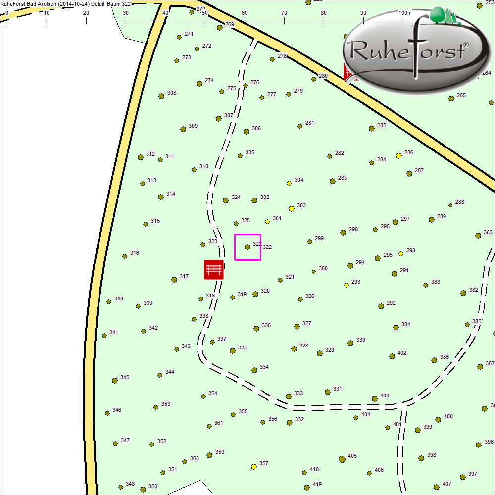 Detailkarte zu Baum 322