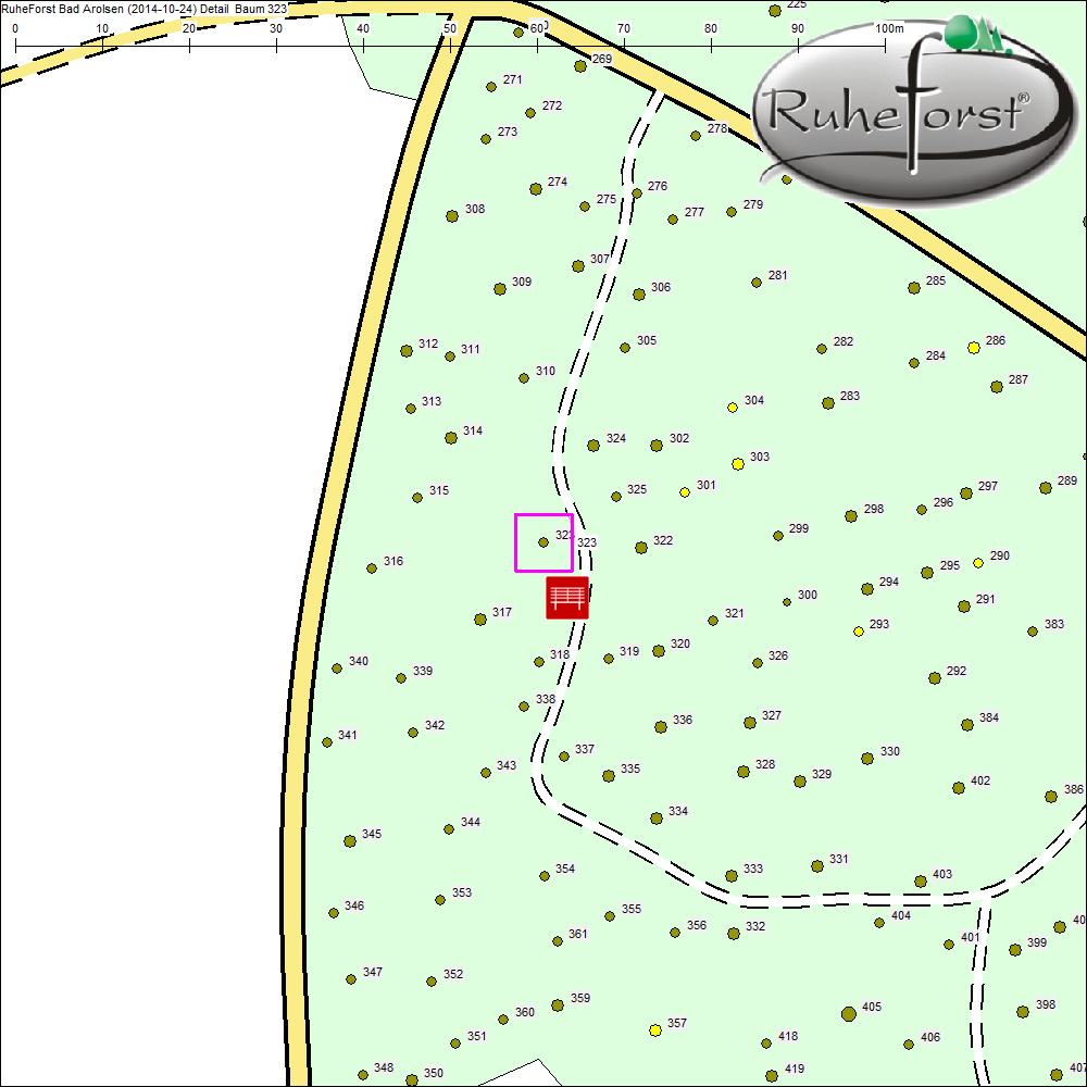 Detailkarte zu Baum 323