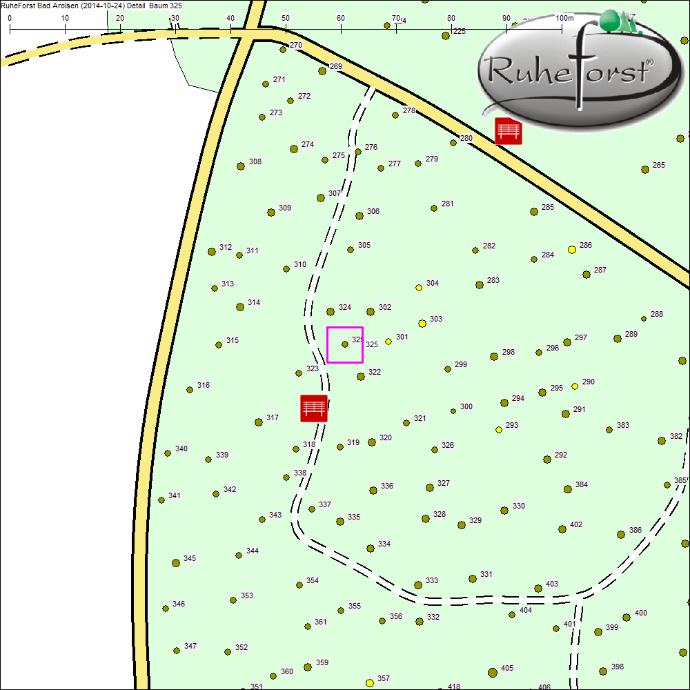 Detailkarte zu Baum 325
