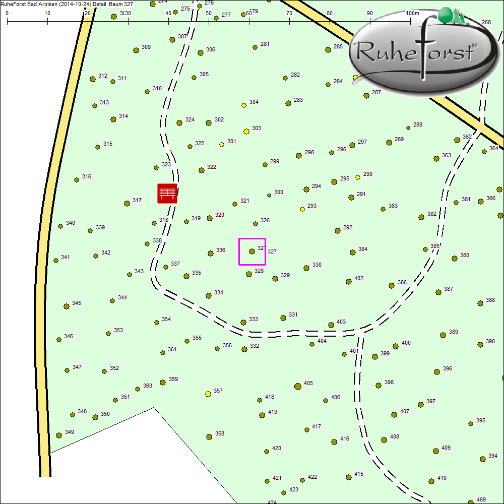 Detailkarte zu Baum 327