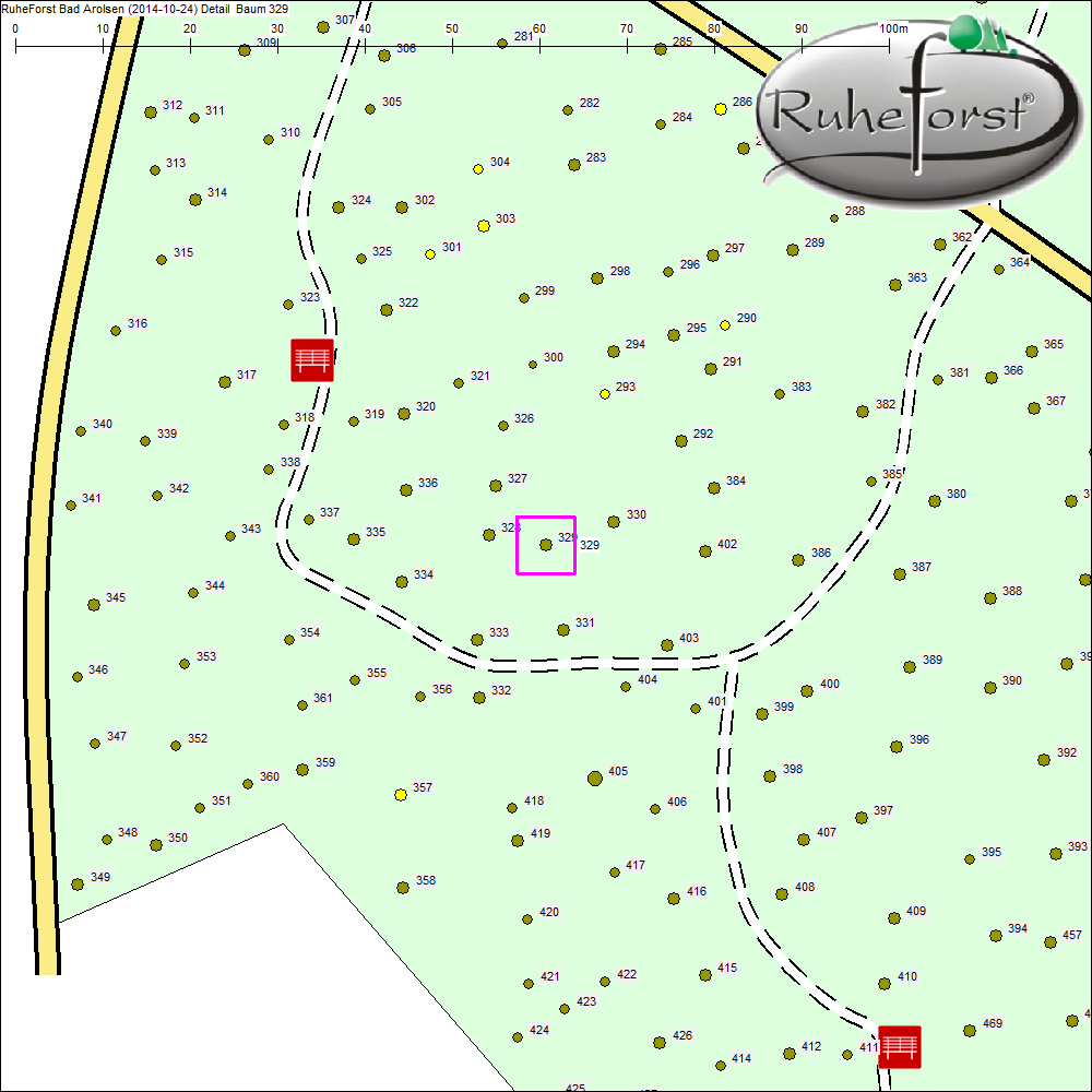 Detailkarte zu Baum 329