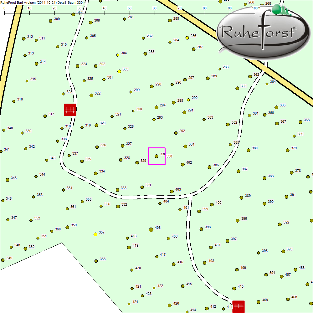 Detailkarte zu Baum 330