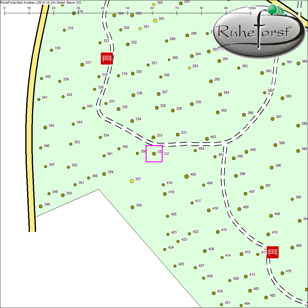 Detailkarte zu Baum 332