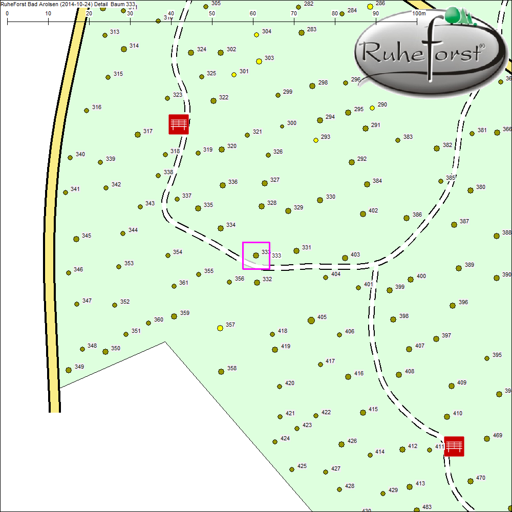 Detailkarte zu Baum 333